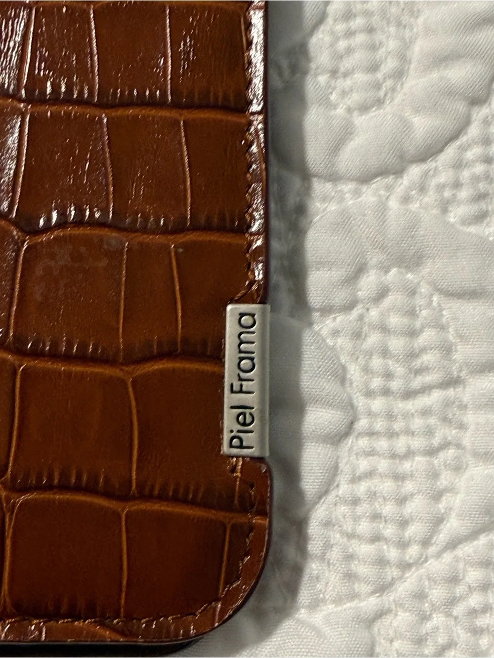 Piel Frama Brown Crocodile FramaSlim Leather Case for iPad Pro 11-inch